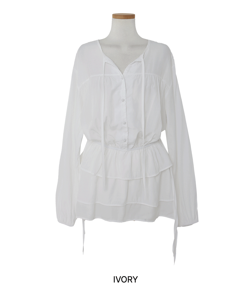 [봄데이트룩]트위 브이 캉캉 미니 원피스