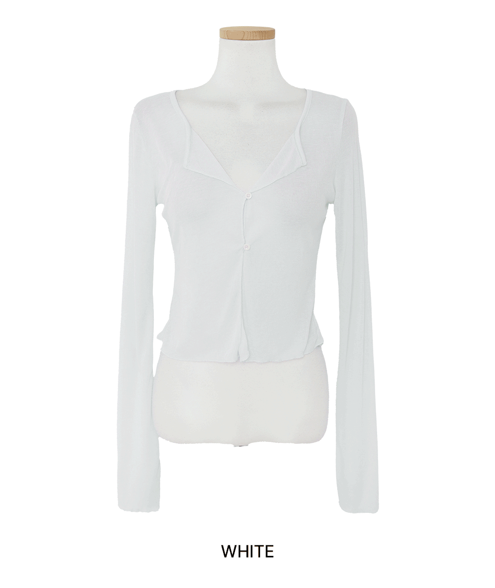 [예쁜컬러/여름까지 쭉-]러스 시스루 긴팔 가디건