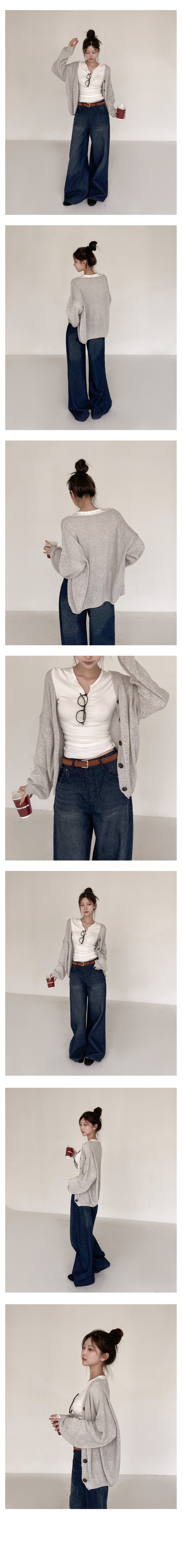 [여리무드/데일리]플러팅 아방핏 니트 가디건