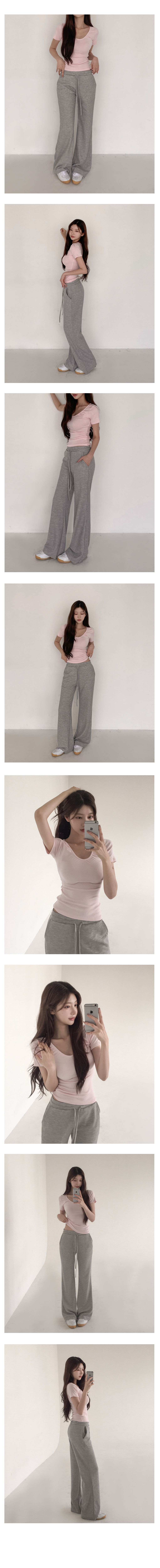 [캐주얼/체형커버]바온 부츠컷 트레이닝 팬츠