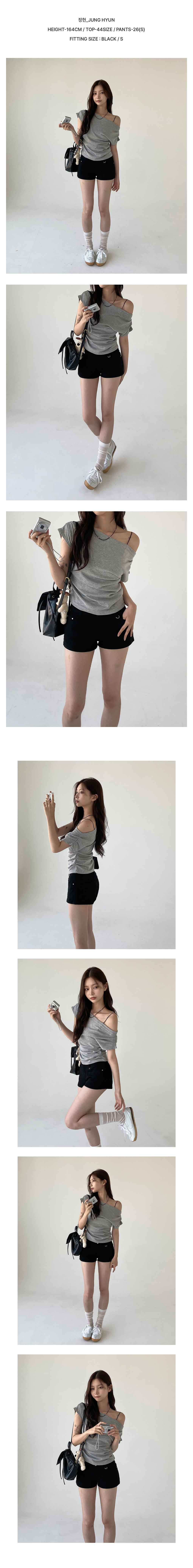 [D링/허얇골넓핏]핫 마이크로 반바지