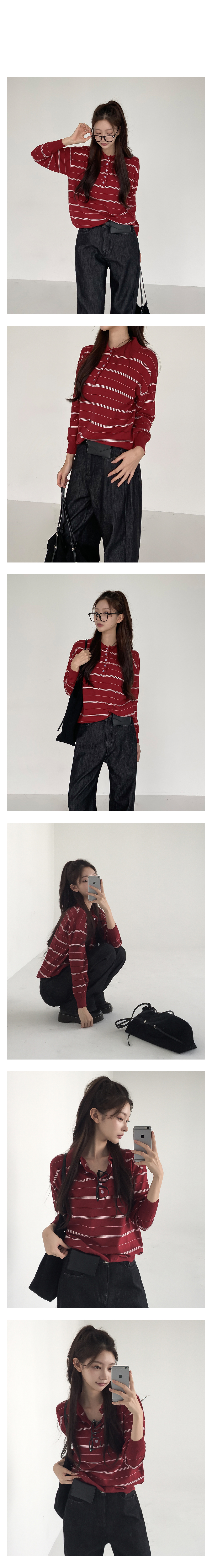 [감성/데일리]하몬 단가라 카라 니트