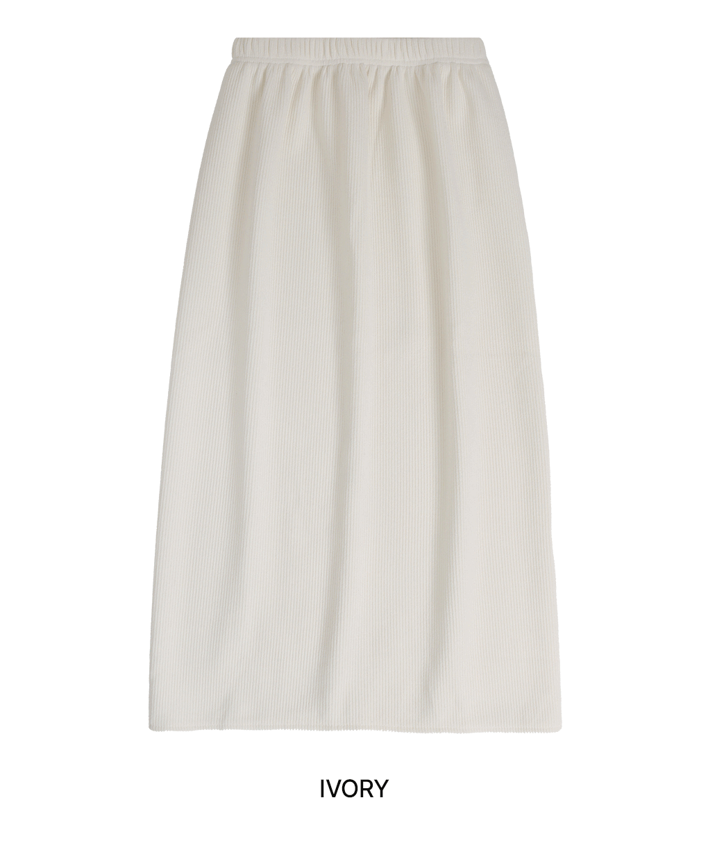 [기모안감/겨울]브렌트 코듀로이 롱 스커트