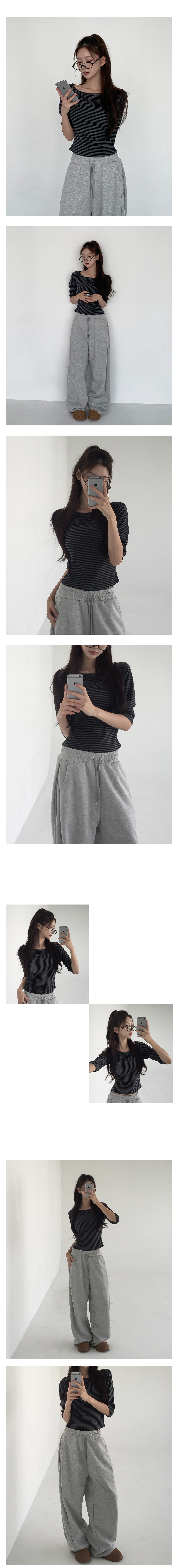 [사계절/데일리]휘핑 단가라 7부 긴팔티