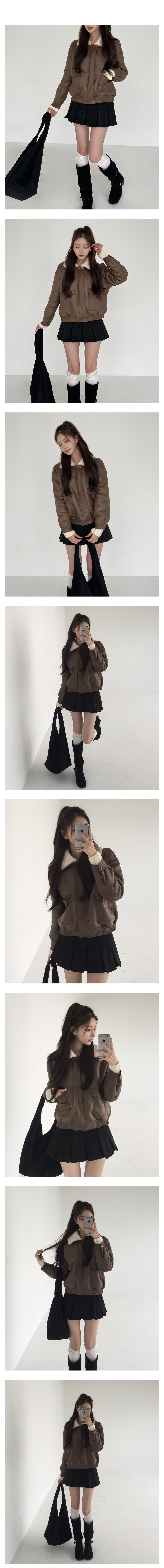 [양털안감/따뜻]무드인 빈티지 포켓 무스탕