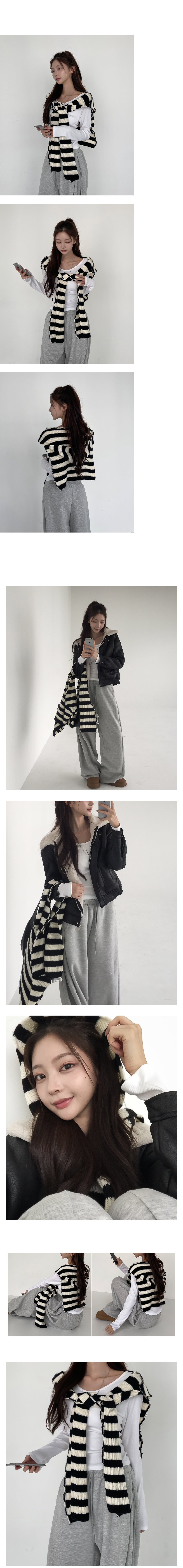 [울혼방/겨울아이템]베베 단가라 숄 머플러