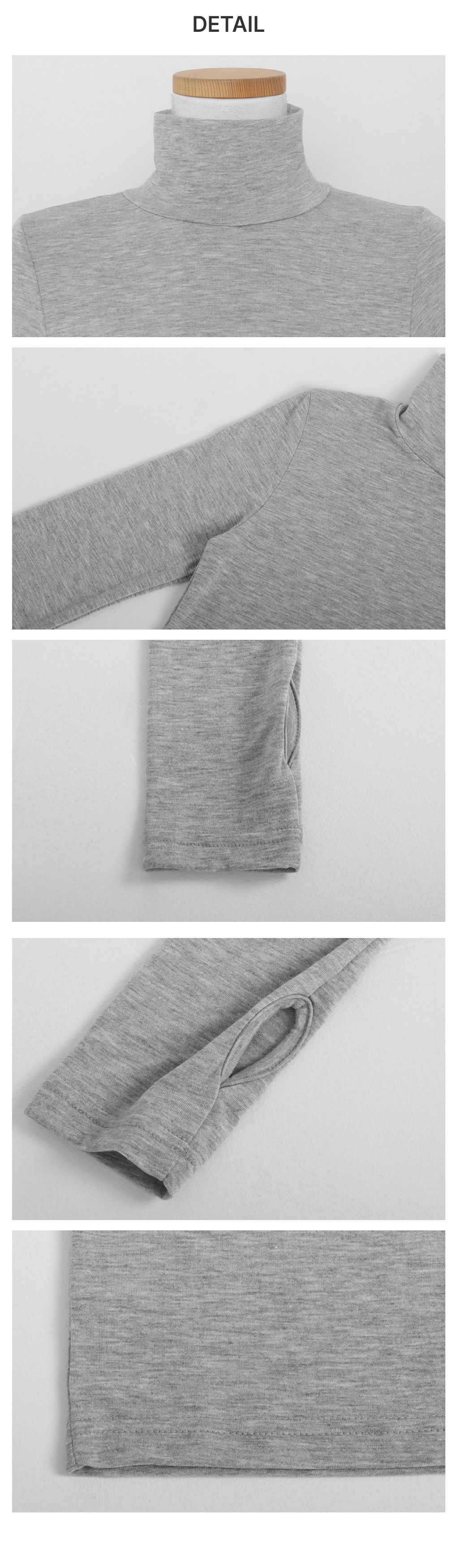 [쫀쫀핏/워머]겨울필수 목폴라 긴팔티