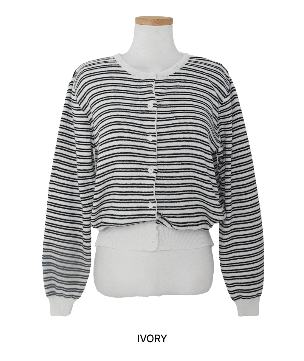 [페미닌/데일리]키쿠 단가라 니트 가디건