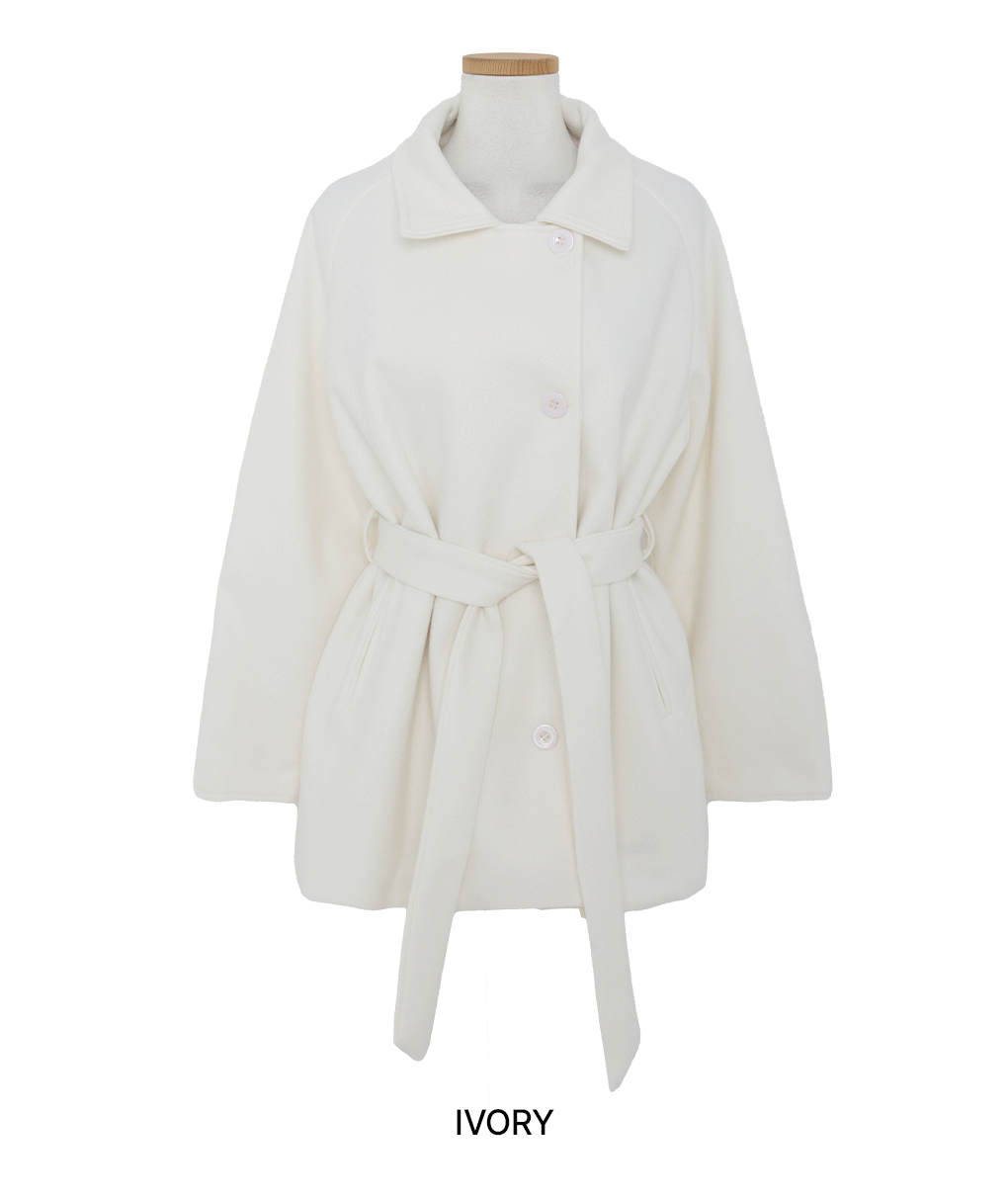 [잘록핏/페미닌]프리티 플레어 숏 코트