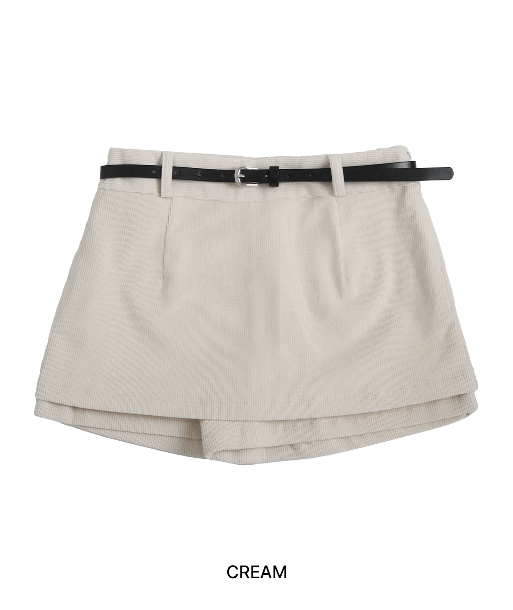 [치마바지]엔티스 코듀로이 스커트 팬츠