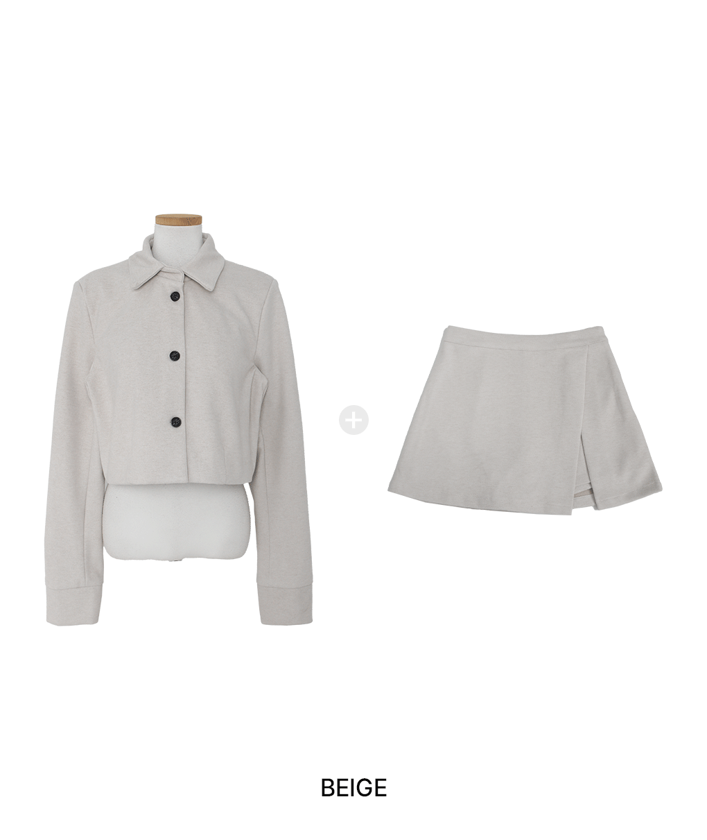 [코디완성🖤/하객룩]끌림 울 자켓 스커트 투피스