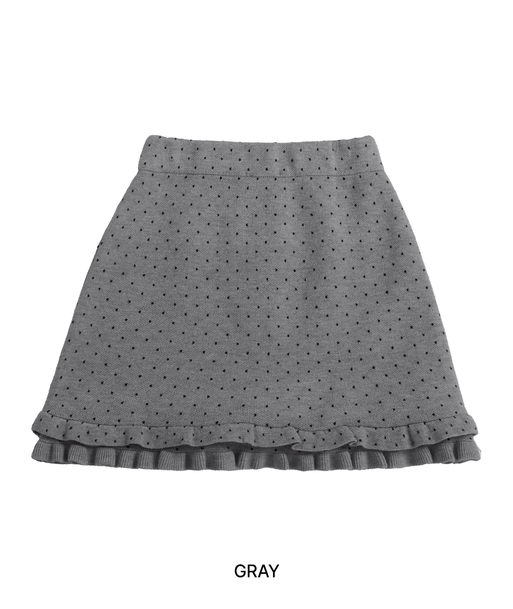 [귀욤/미디기장]잔땡 프릴 미니 스커트