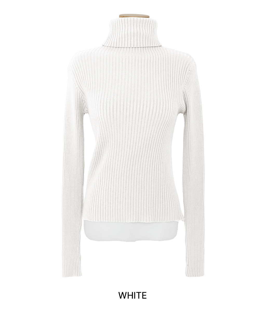 [모델소장/핏보장]이프유 골지 워머 목폴라