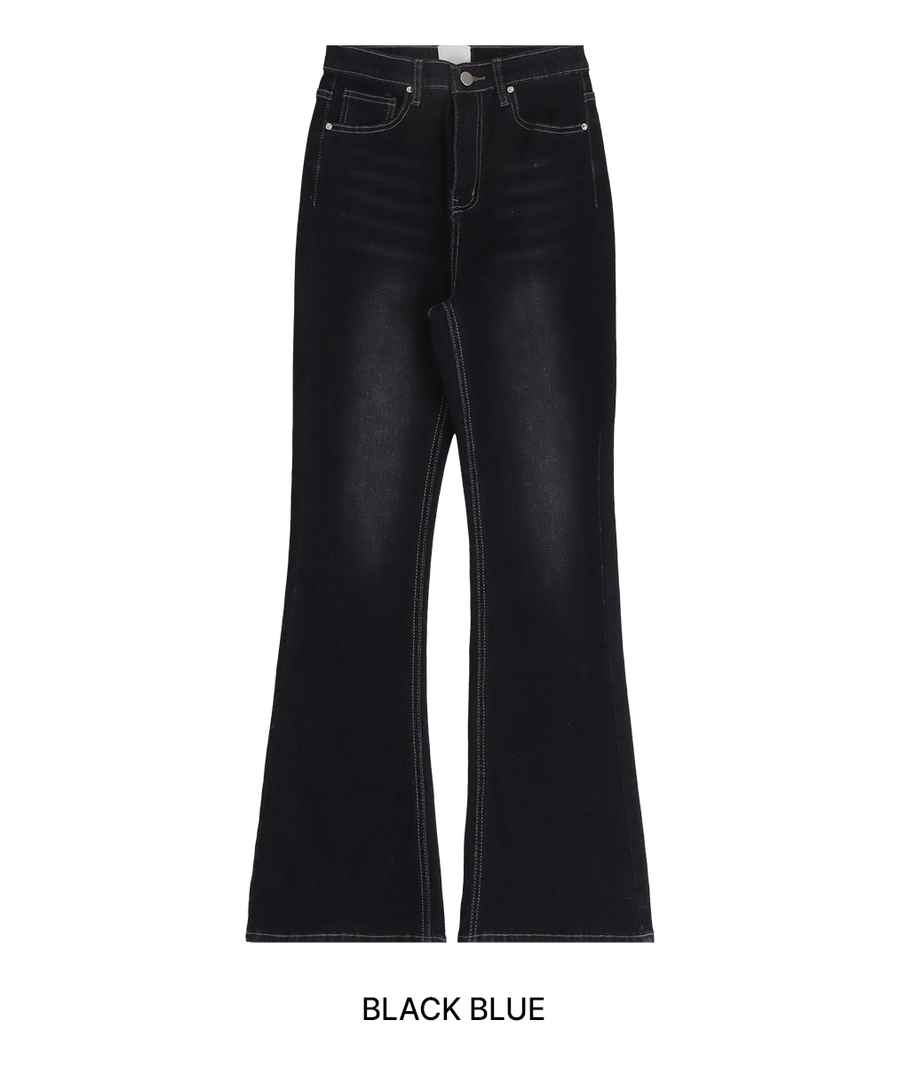 [몸매보정핏]슬렌더 워싱 부츠컷 데님