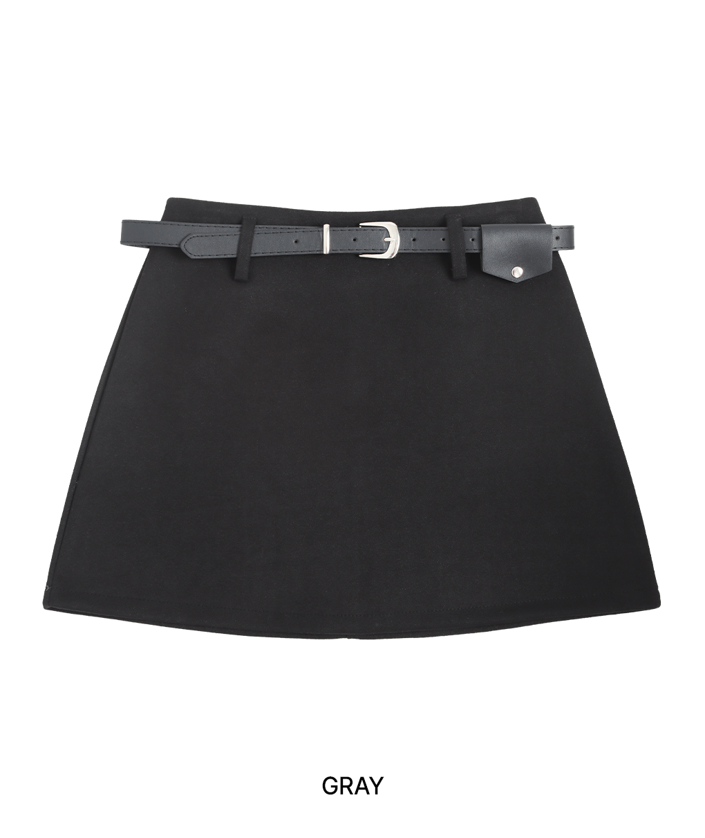 [벨트set/하객룩]버비 데일리 미니 스커트