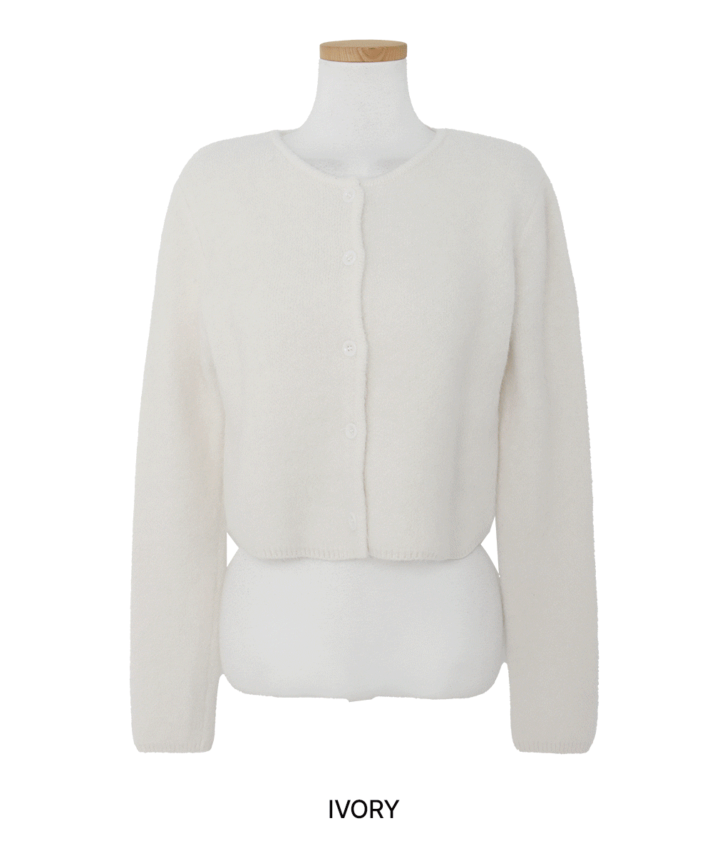 [모델극찬/6color]몽글 라운드 니트 가디건