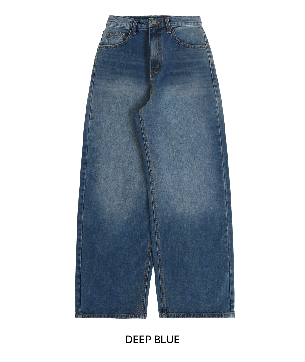 [모델극찬핏]매드 데일리 와이드 데님 팬츠