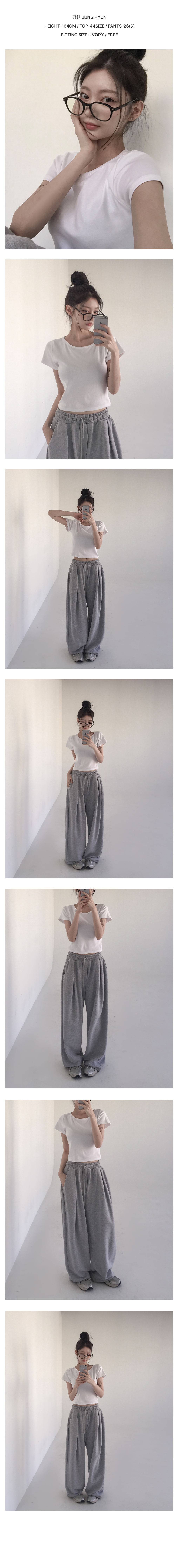 [데일리정석핏*/쫀쫀]오드 캡소매 반팔 티셔츠