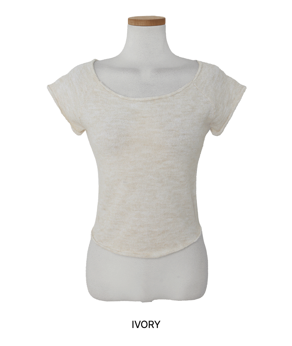 [코디추천/사계절]소피아 레이어드 반팔 니트