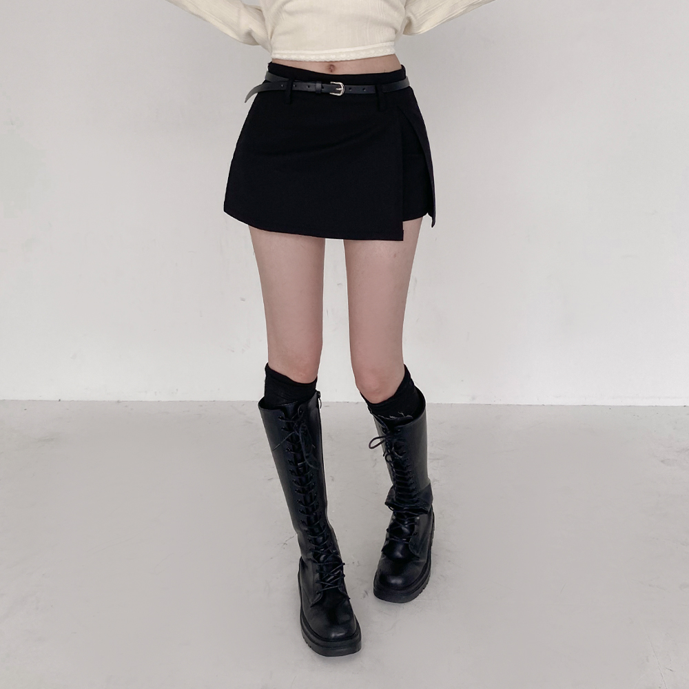 [벨트set]데인즈 트임 치마바지