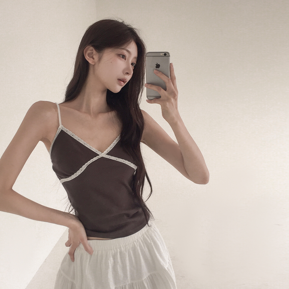 [끈조절o/이너추천🌸]오뉴 레이스 슬리브리스