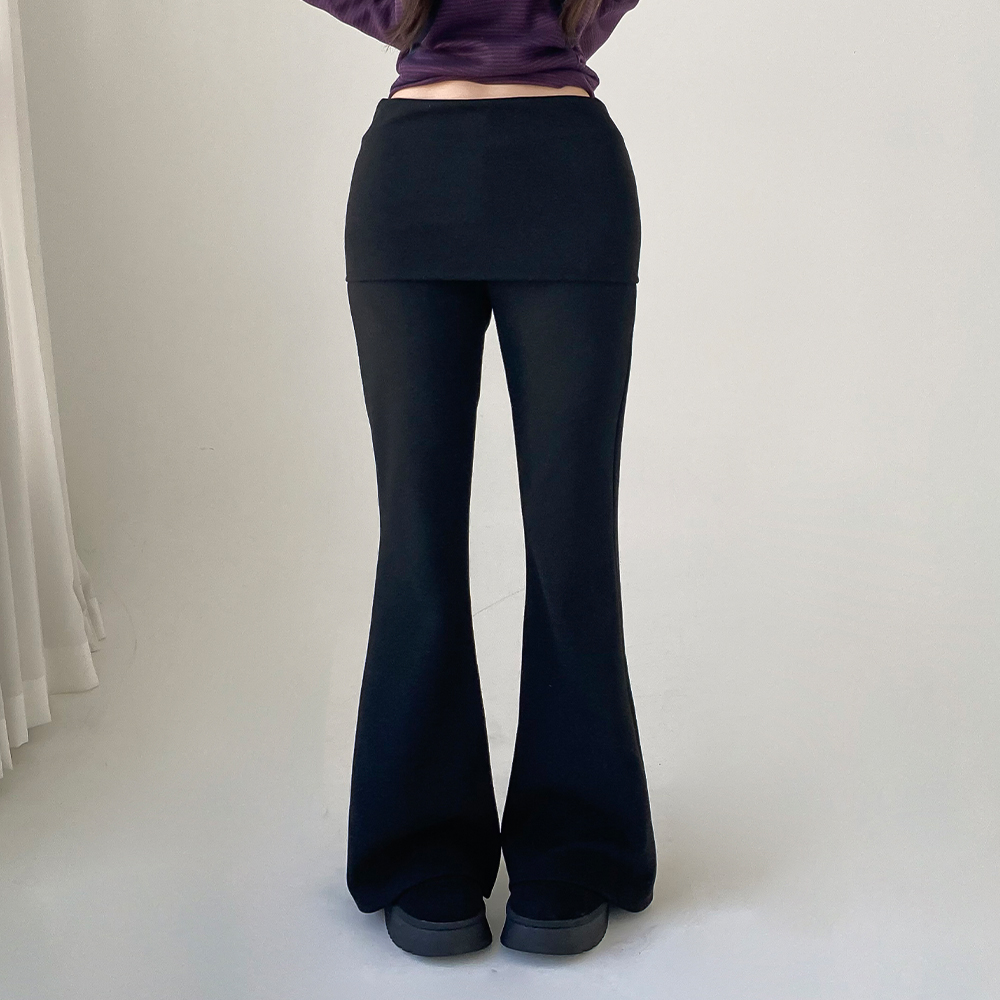 [랩패널detail/한겨울]씨즐 융기모 부츠컷 팬츠