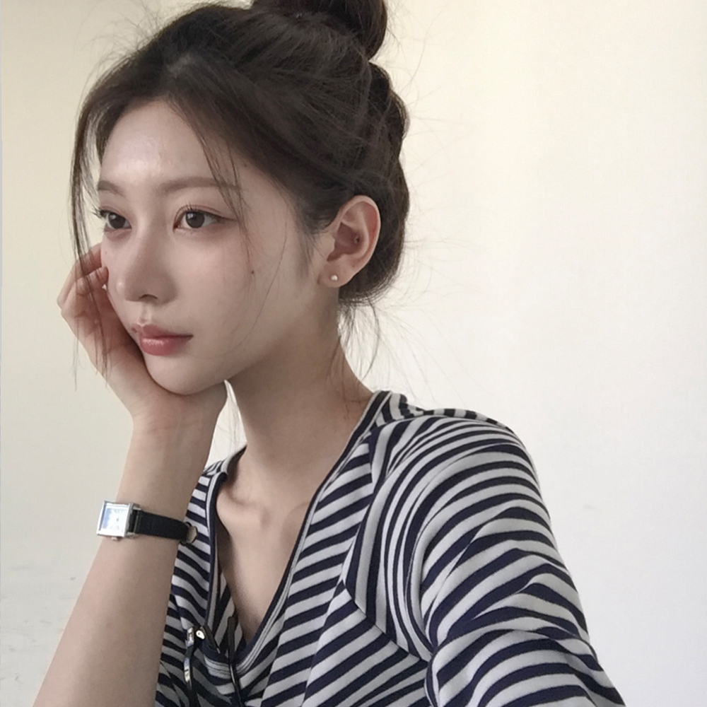 [소프트/사계절]마일드 단가라 7부 티셔츠