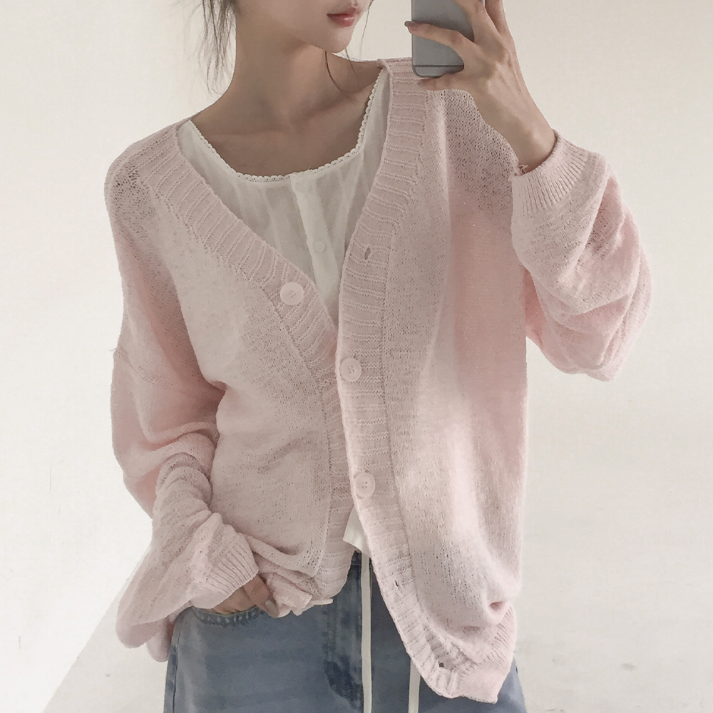 [여리무드/데일리]플러팅 아방핏 니트 가디건