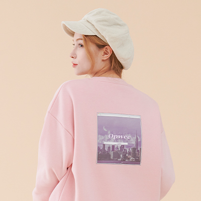 (기모)시티팝 맨투맨