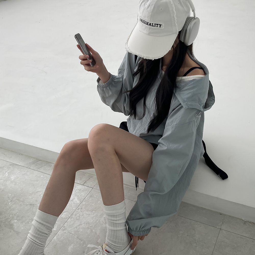 [간절기필수템]소다팝 후드 바람막이