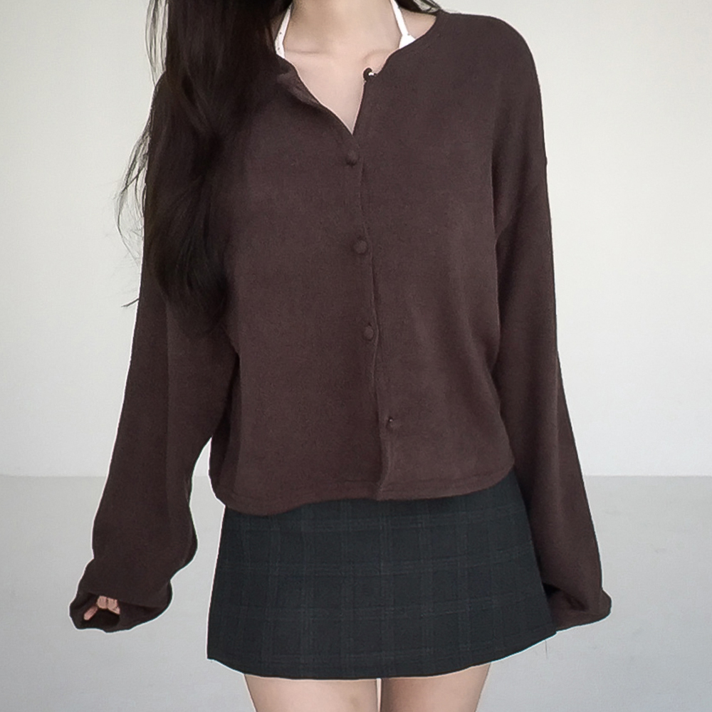 [울니트/데일리]베어 라운드 가디건