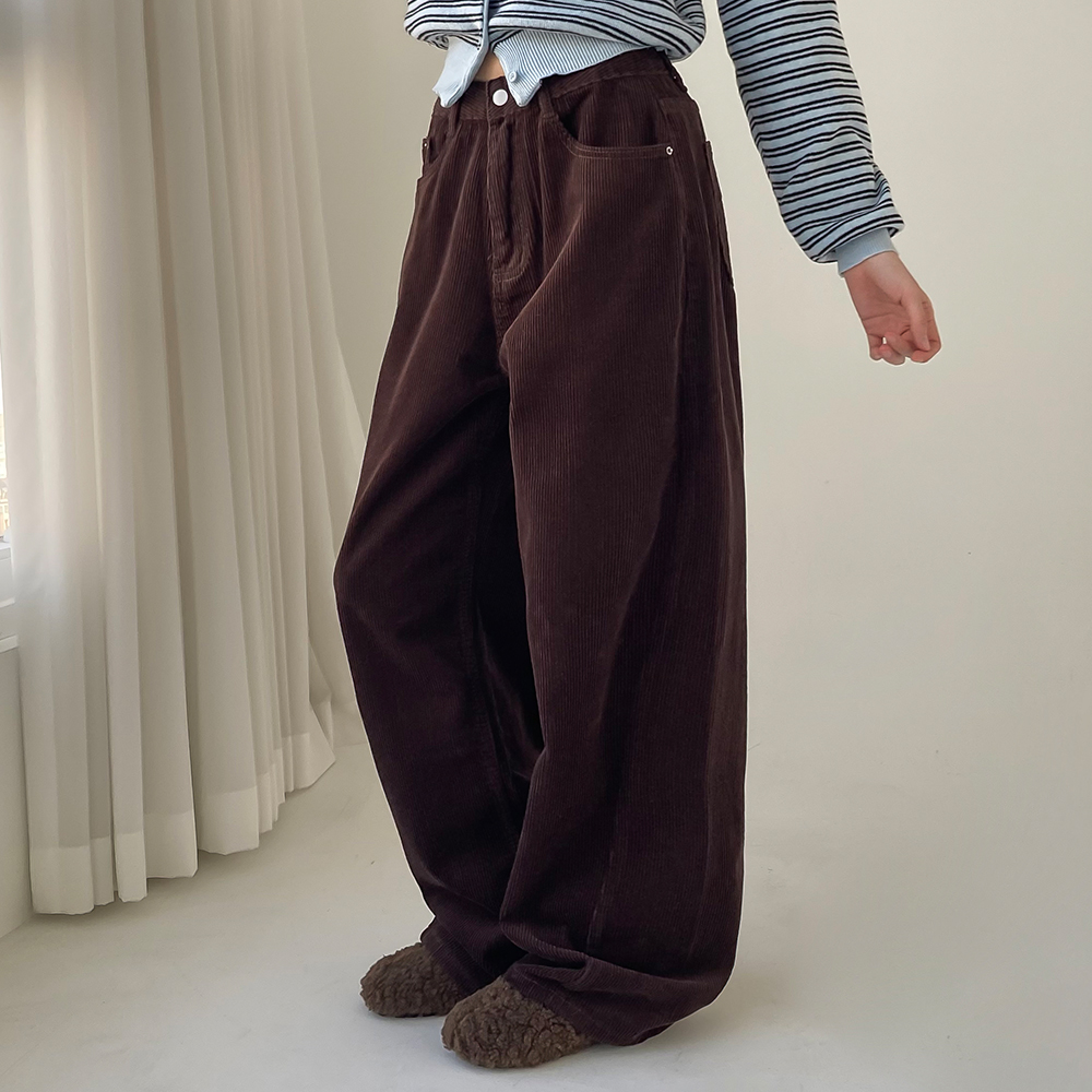 [핏보장/데일리]코엔 코듀로이 와이드 팬츠