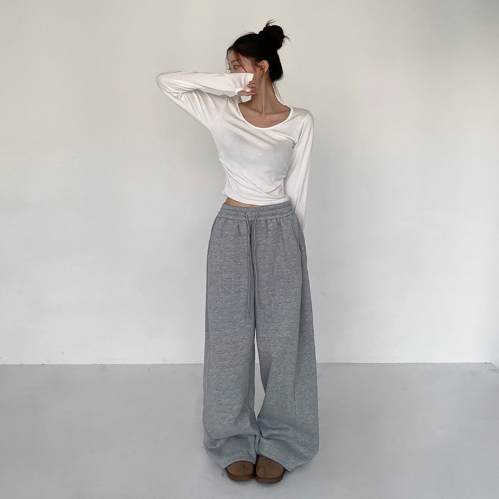 [한겨울용☃️/핏보장]코어 핀턱 기모 트레이닝 팬츠