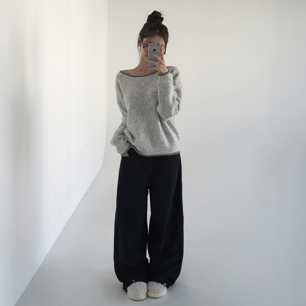 [한겨울용🌡️/기장별]오운 코듀로이 와이드 팬츠